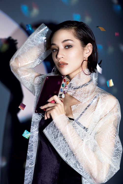 Kiko Mizuhara in Shiseido make-up